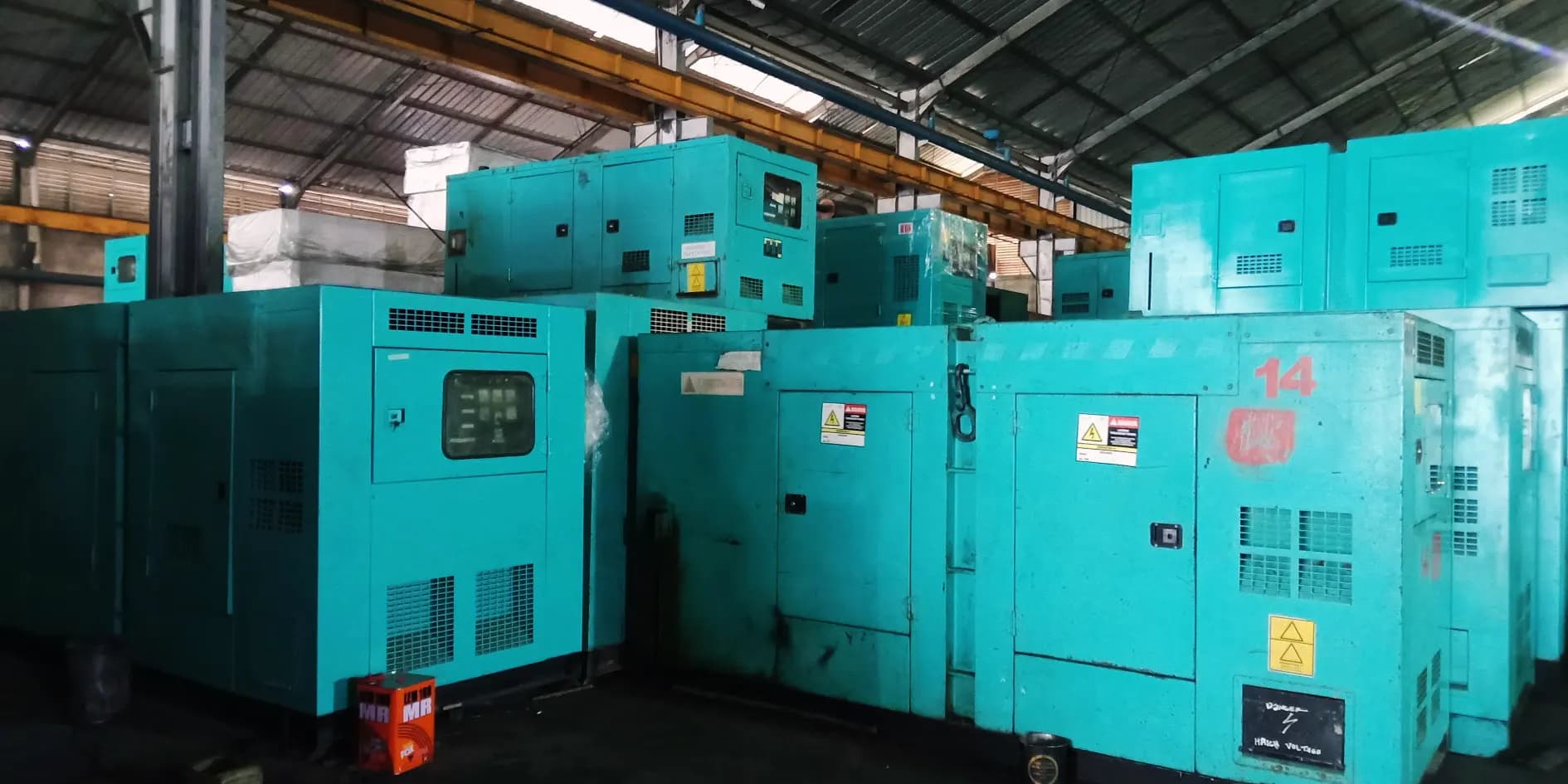 Genset Silent 100 KVA Industrial Equipment rental Jakarta