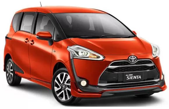 Toyota New Sienta sewa Mobil Jakarta