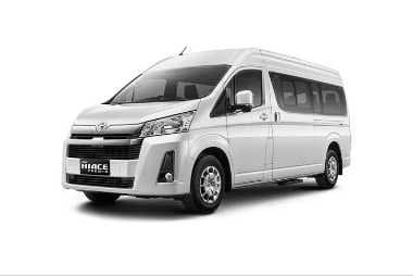 Toyota Hiace Premio 2024 sewa Bus Medan