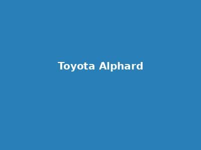 Toyota Alphard 租赁 Mobil Jakarta