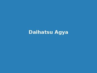 Daihatsu Agya 租赁 Mobil Jakarta