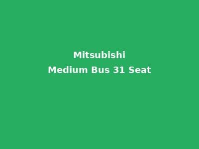 Mitsubishi Medium Bus sewa Bus Jakarta