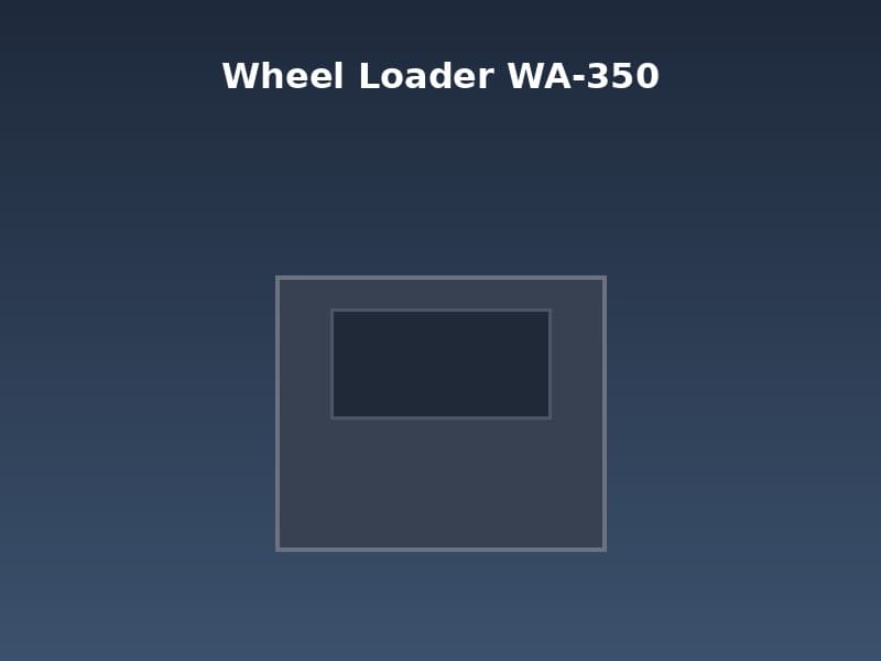 Wheel Loader WA-350 Heavy Equipment rental Jakarta