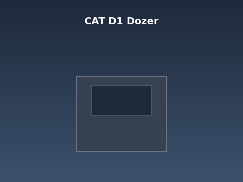 CAT D1 Dozer Heavy Equipment rental Jakarta