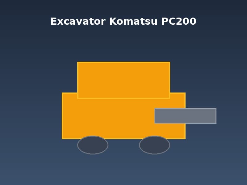Excavator Komatsu PC200 sewa Mobil Jakarta