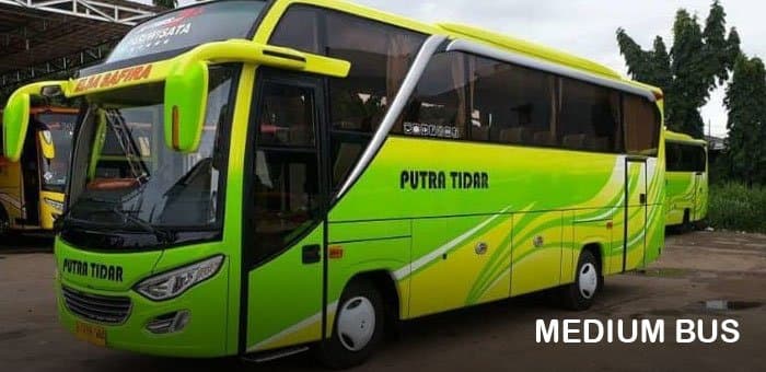 Mitsubishi Medium Bus 29 Seat Bus rental Jakarta
