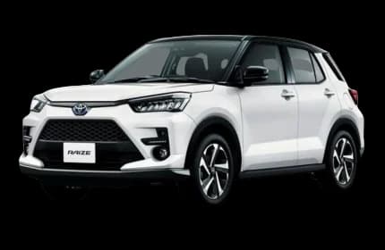 Toyota Raize Hybrid Car rental Jakarta