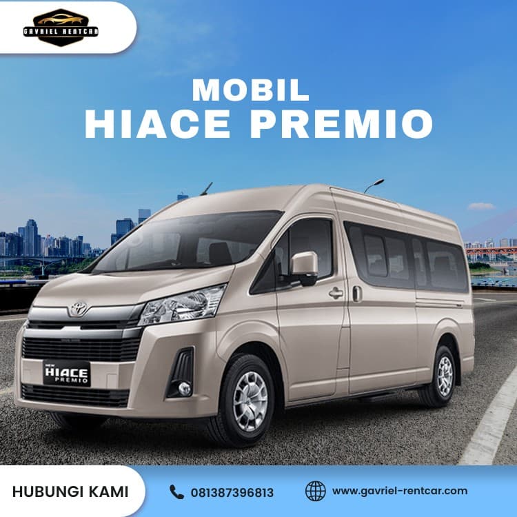 Toyota Hiace Premio sewa Mobil Tangerang