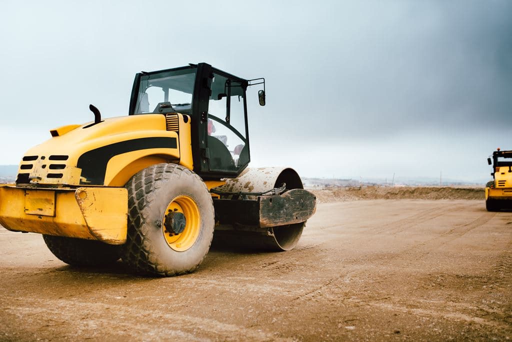 Vibro Roller Sakai/Volvo (10T) Heavy Equipment rental Jakarta