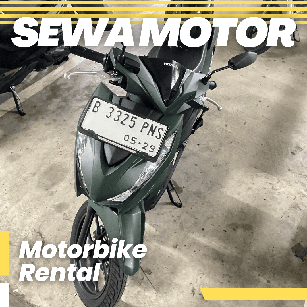 Beat Deluxe //(B PNS) Motorcycle rental Jakarta