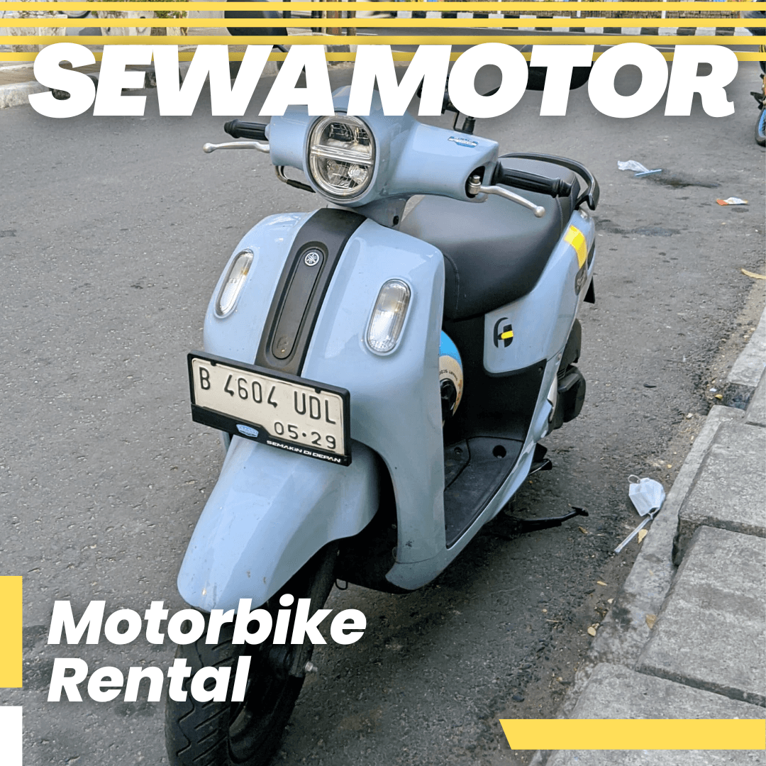 Fazzio New 2024 (B 4604 UDL) Motorcycle rental Jakarta
