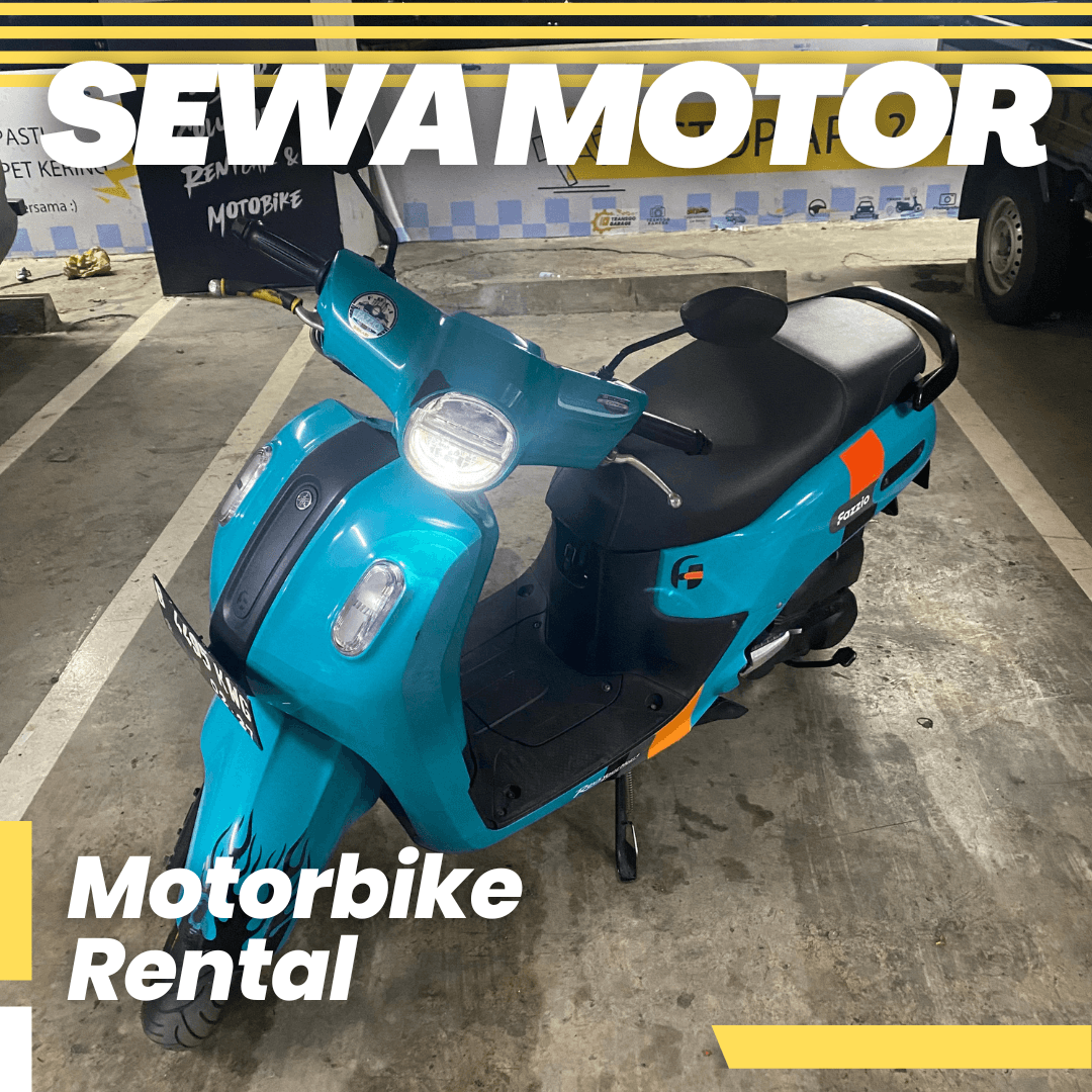 Fazzio New 2022 (B 4495 KWG) Motorcycle rental Jakarta