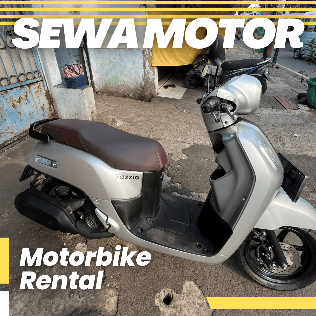 Fazzio 2023 (B 3792 CTR) Motorcycle rental Jakarta