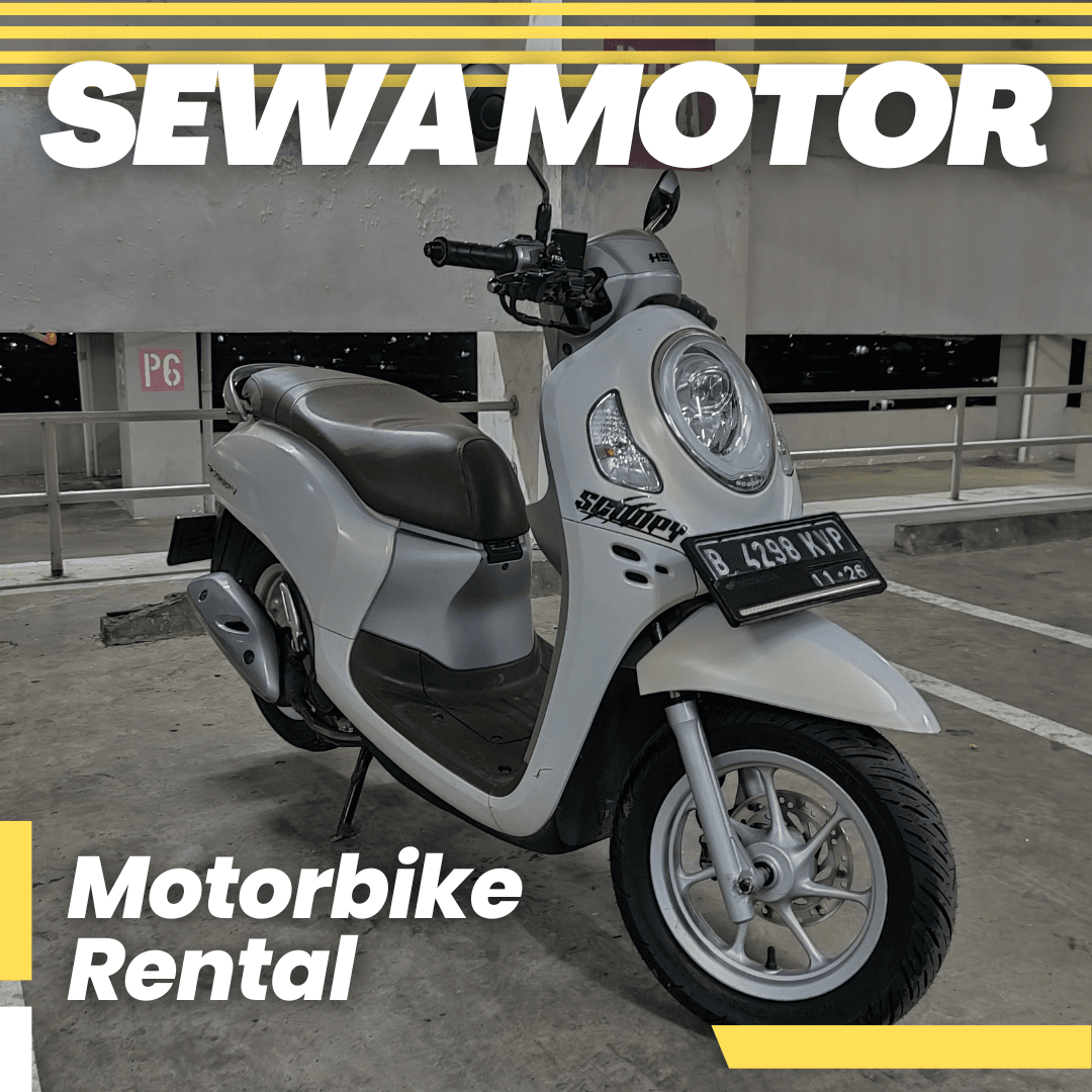 Scoopy Prestige Keyless 2021(B 4298 KVP) Motorcycle rental Jakarta